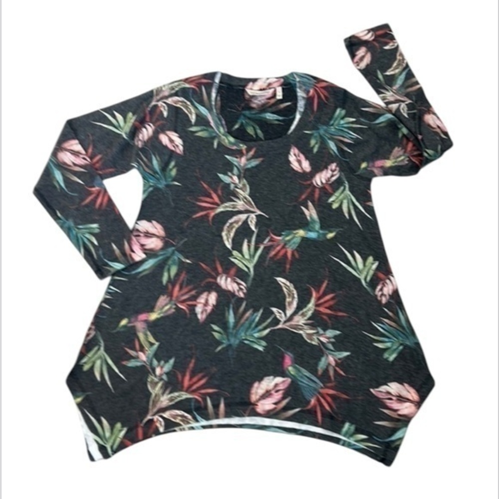 Soft Surroundings size small tropical oversized shirt